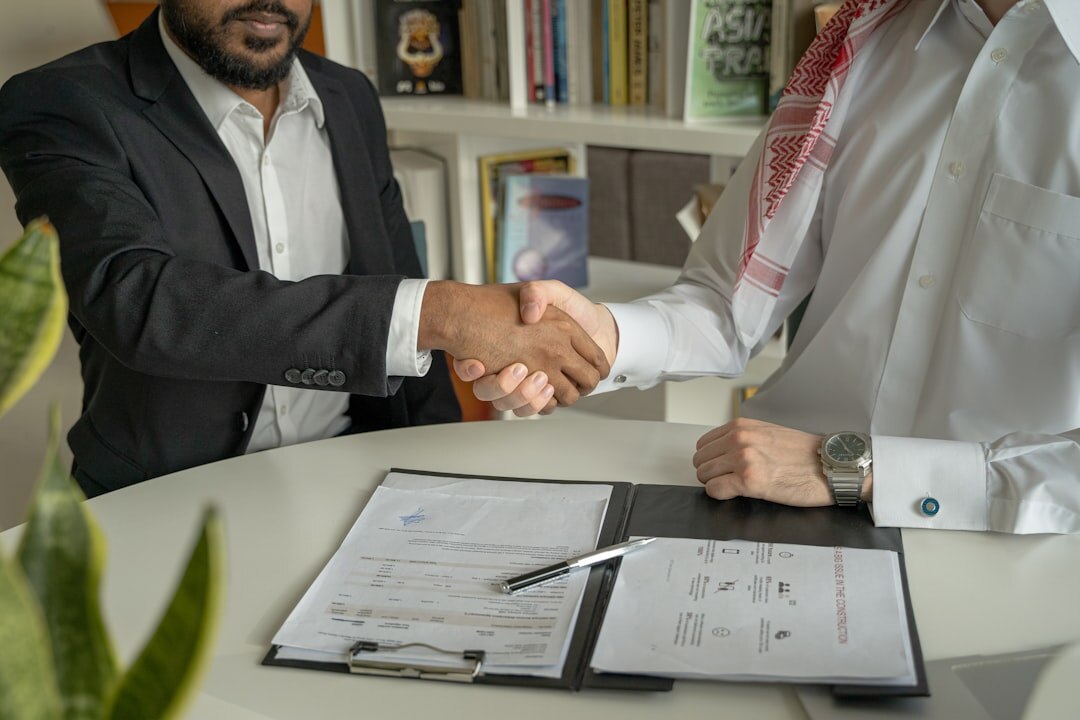 businessman shaking hands